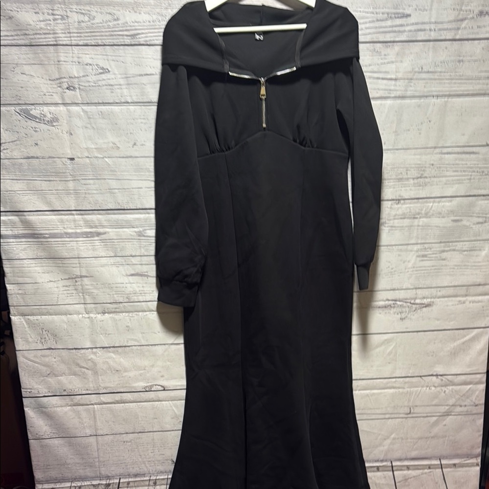 Zhang Daren hooded sweatshirt dress